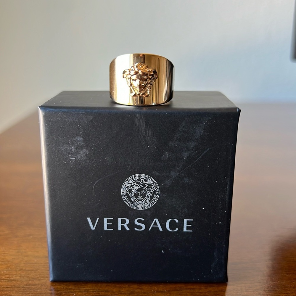 Versace Gold Medusa Ring